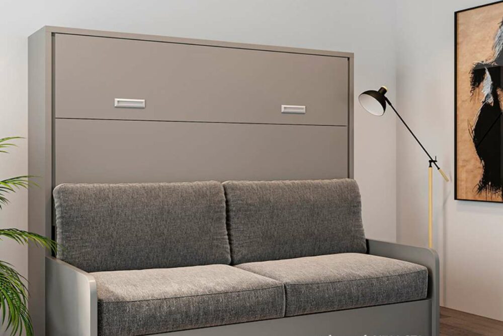 Notre lit escamotable BORA SOFA transversal canapé vous donnera entière satisfaction pour une installation complète dans vos petits espaces.