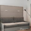 Notre lit escamotable BORA SOFA transversal canapé vous donnera entière satisfaction pour une installation complète dans vos petits espaces.