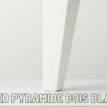 Pied pyramide bois blanc