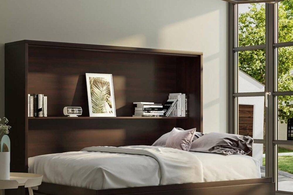 SKYROS transversal, est un lit escamotable qui va donner une allure chic à votre aménagement surtout dans cette couleur.