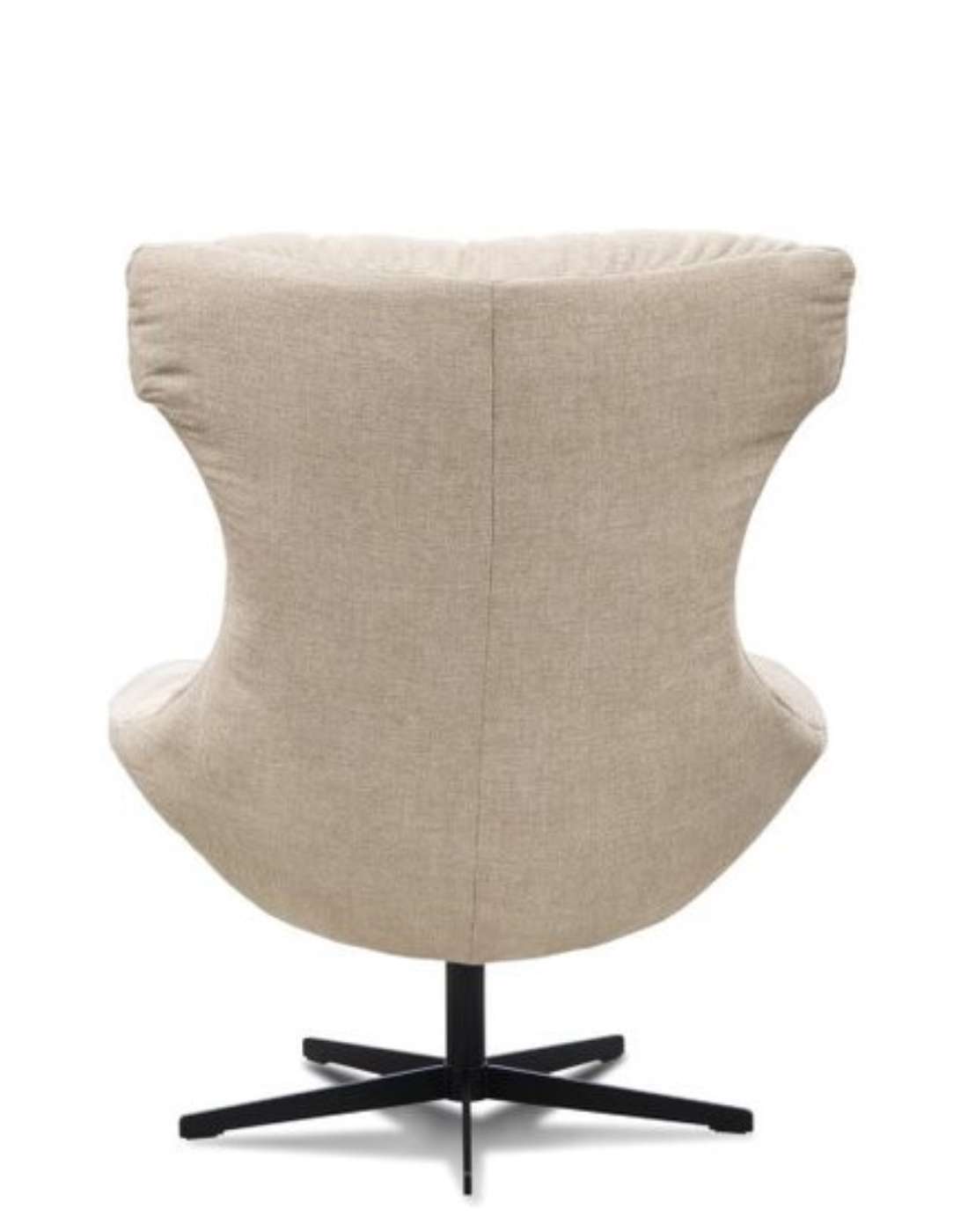 fauteuil chef beige de dos