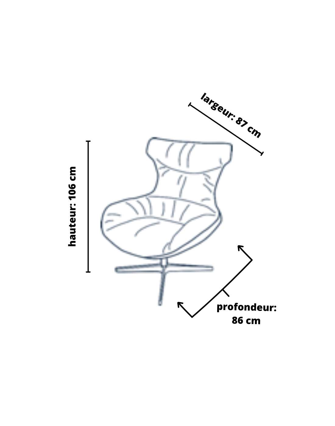 plan fauteuil CHEF