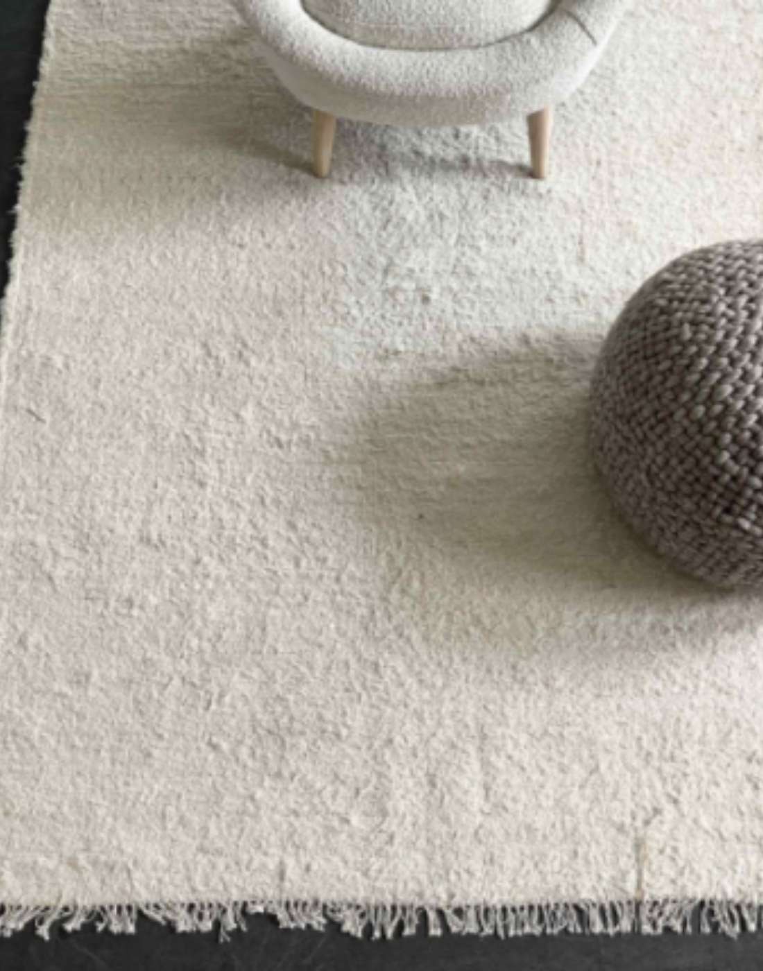 tapis coton écru 200_300