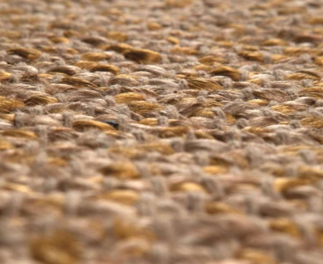 Tapis Eliott vue de près bronze