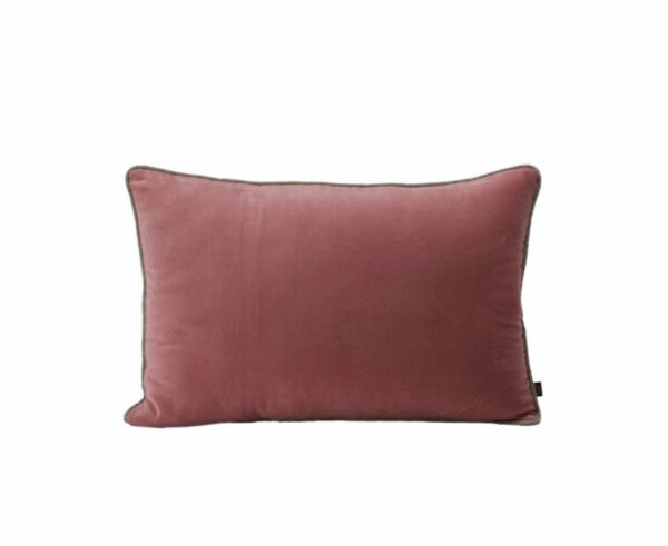 coussin velour new dehli bois de rose