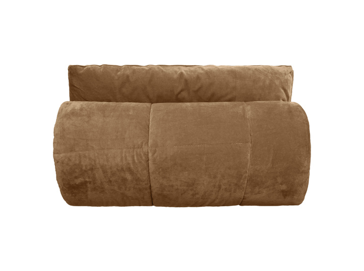 couvre lit camel velour